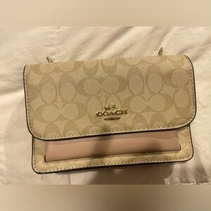 Coach Beige and Pink Women's Bag